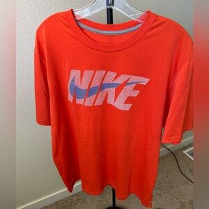 Nike Dri-FIT Orange Short-Sleeve Men’s T-shirt